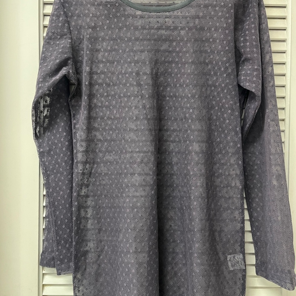 TULIP ✨medium ✨Chic Gray/purple Long Sleeve Women's Top/tunic/coverup